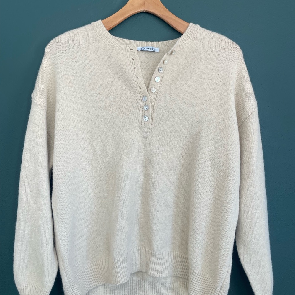 Daphne Lo Cream Sweater